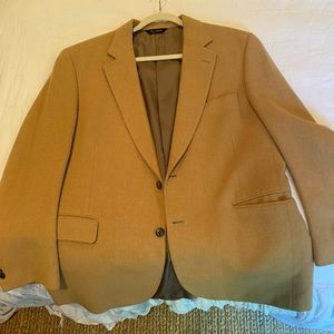 Mens Camel Hair Sport Coat 44R